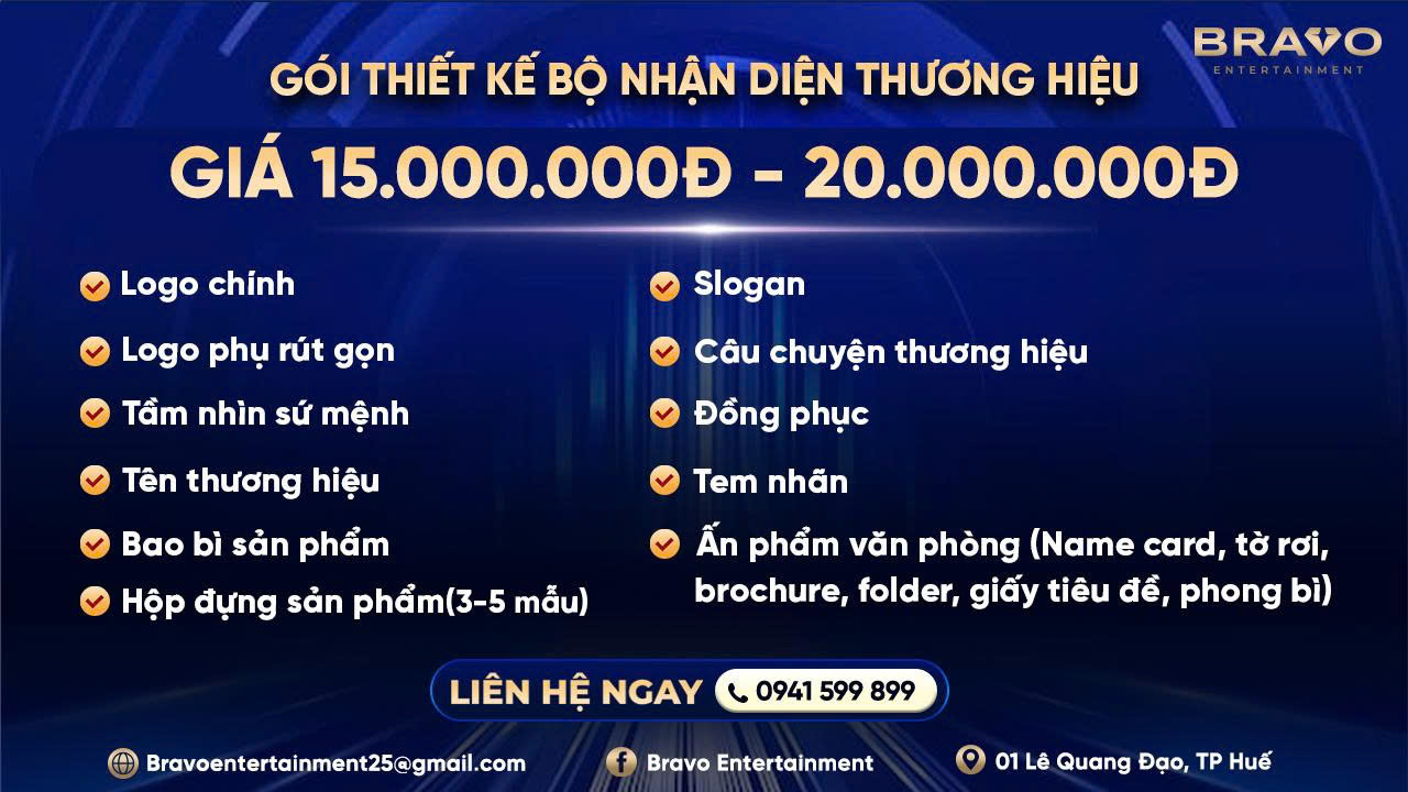 Dịch Vụ Thiết Kế Bộ Nhận Diện Thương Hiệu Cao Cấp